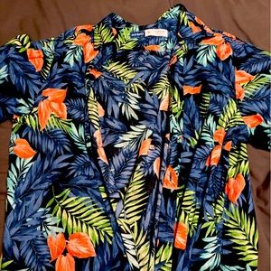 xl men’s button down floral